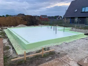 Geisoleerde funderingsvloer